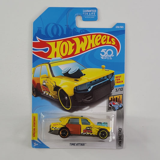 Hot Wheels - Time Attaxi (Yellow)