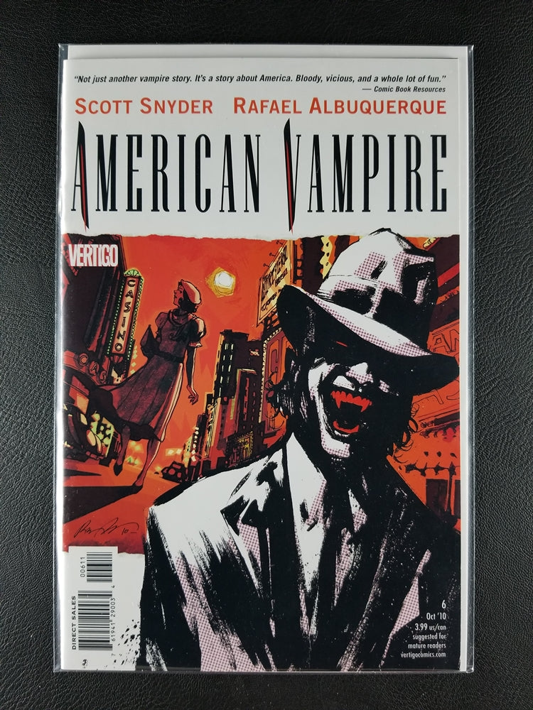 American Vampire #6A (DC/Vertigo, October 2010)