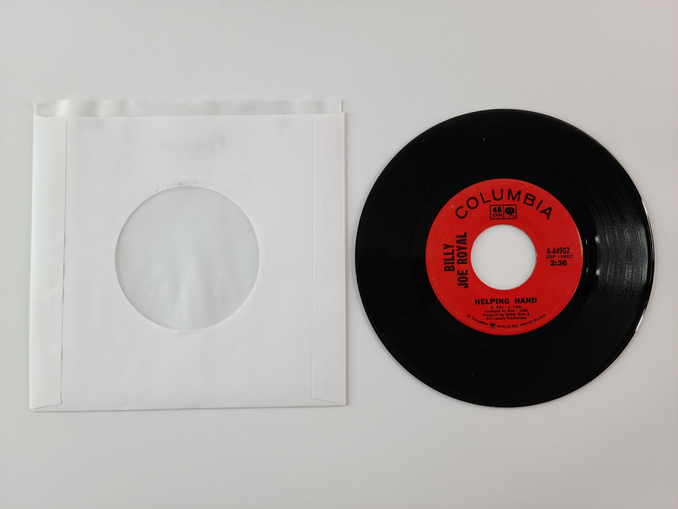 Billy Joe Royal - Cherry Hill Park (1969, 7'' Single)