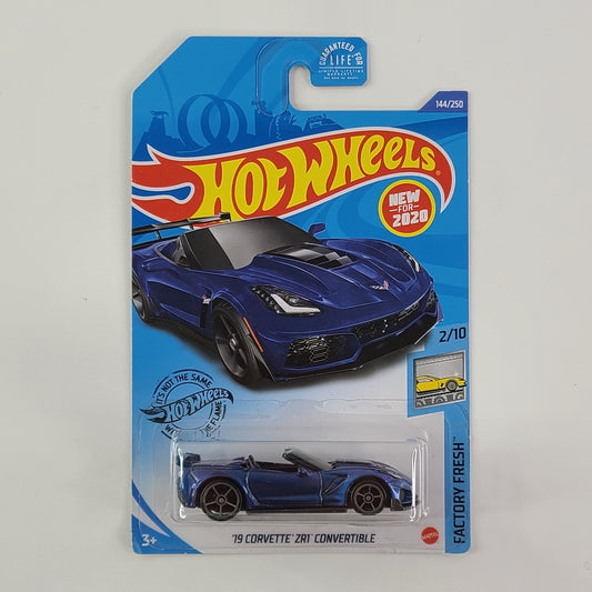 Hot Wheels - '19 Corvette ZR1 Convertible (Metalflake Blue) [New for 2020]