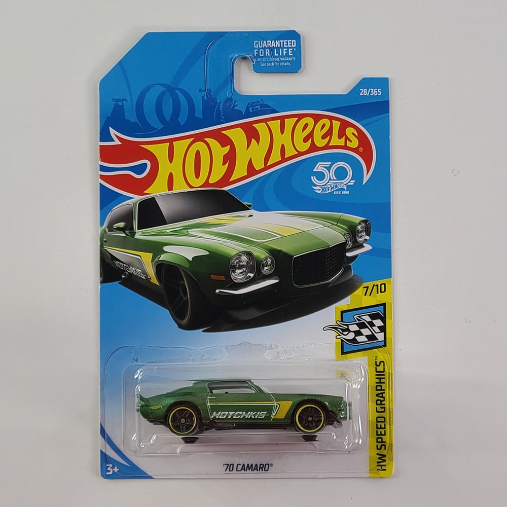 Hot Wheels - '70 Camaro (Metalflake Green)