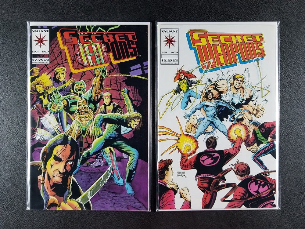 Secret Weapons #1-8 Set (Valiant, 1993-94)