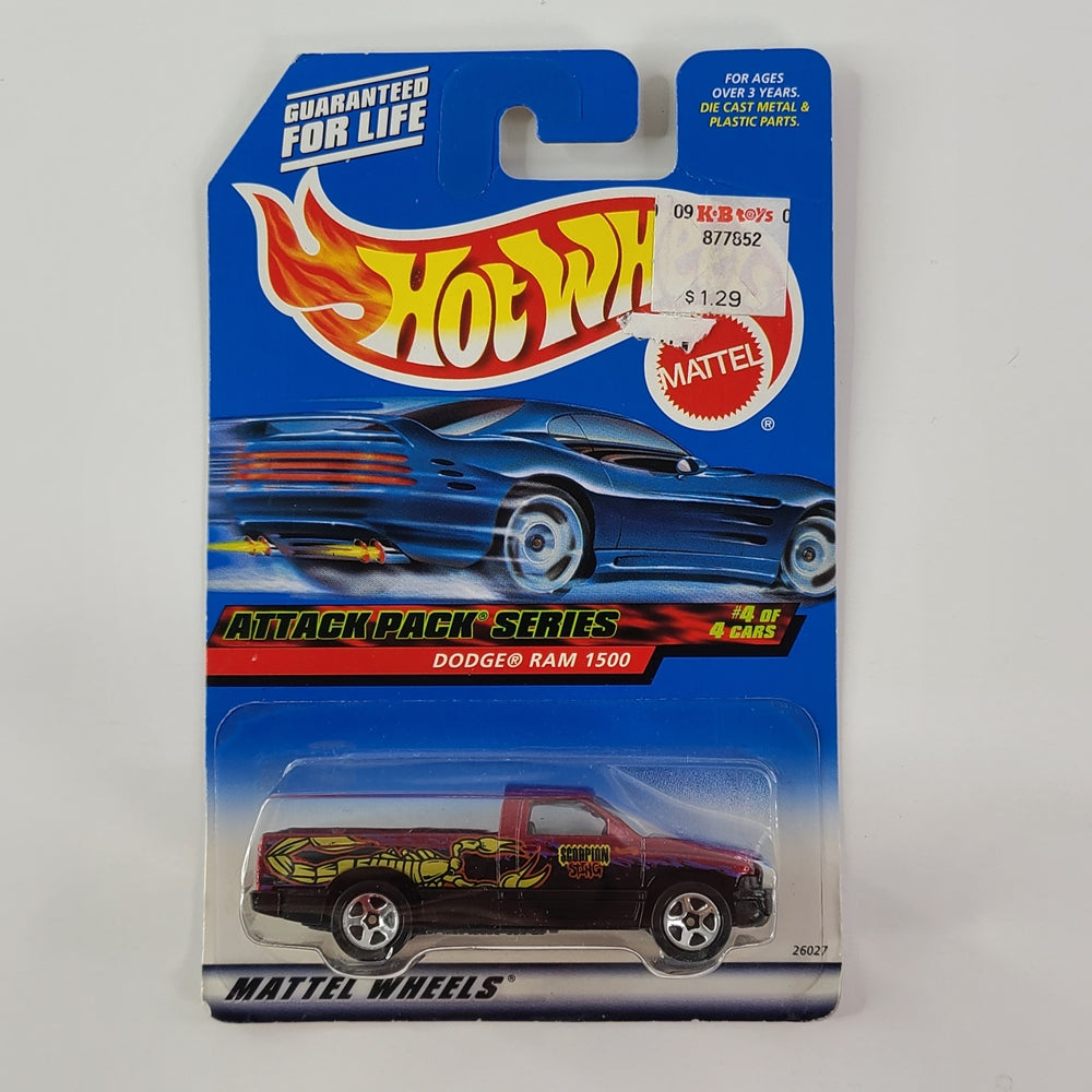 Hot Wheels - Dodge Ram 1500 (Metallic Dark Red)