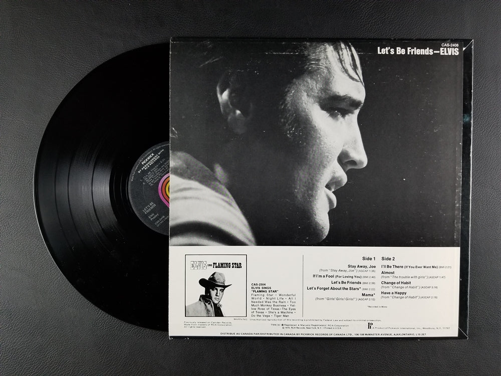 Elvis Presley - Let's Be Friends (1975, LP)