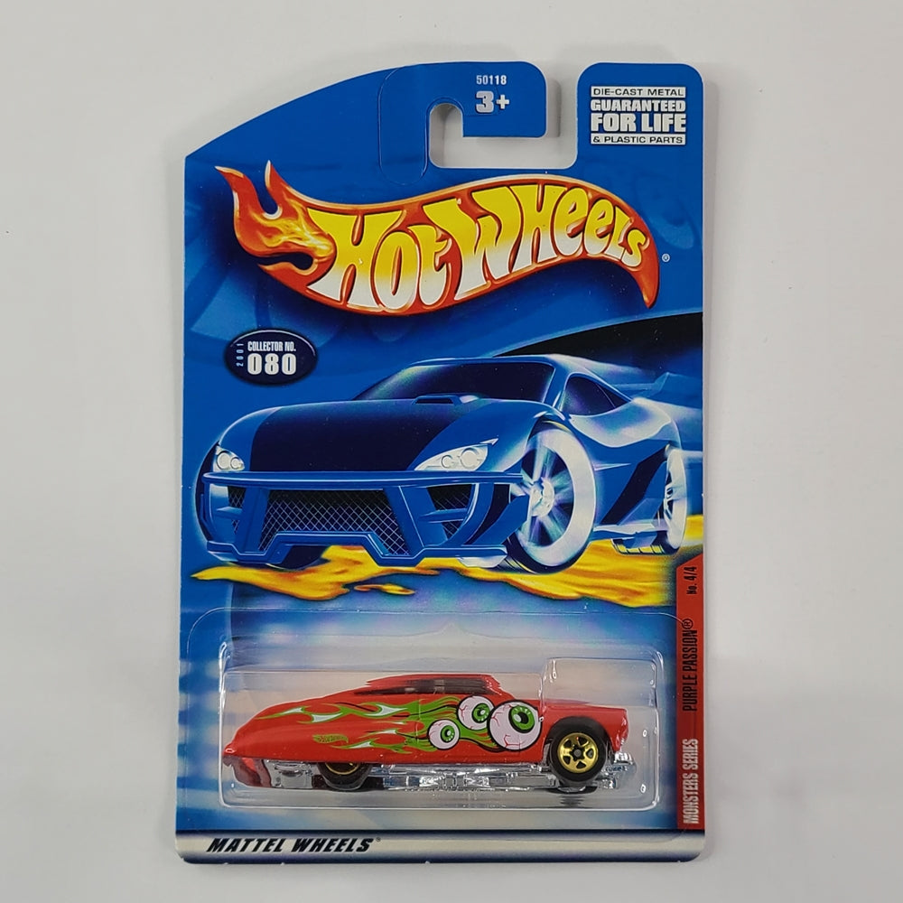 Hot Wheels - Purple Passion (Enamel Red) [Monsters Series (2001) - 4/4]