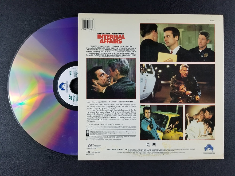 Internal Affairs (1990, Laserdisc)