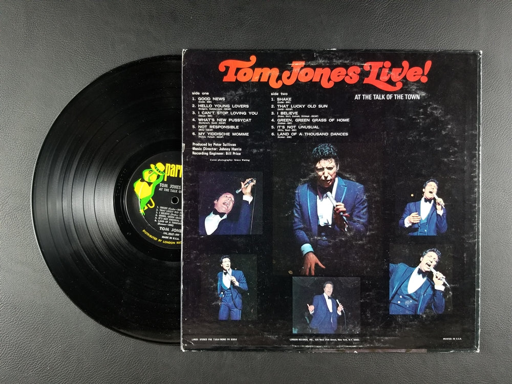 Tom Jones - Tom Jones Live! At the Talk of the Town (1967, LP)