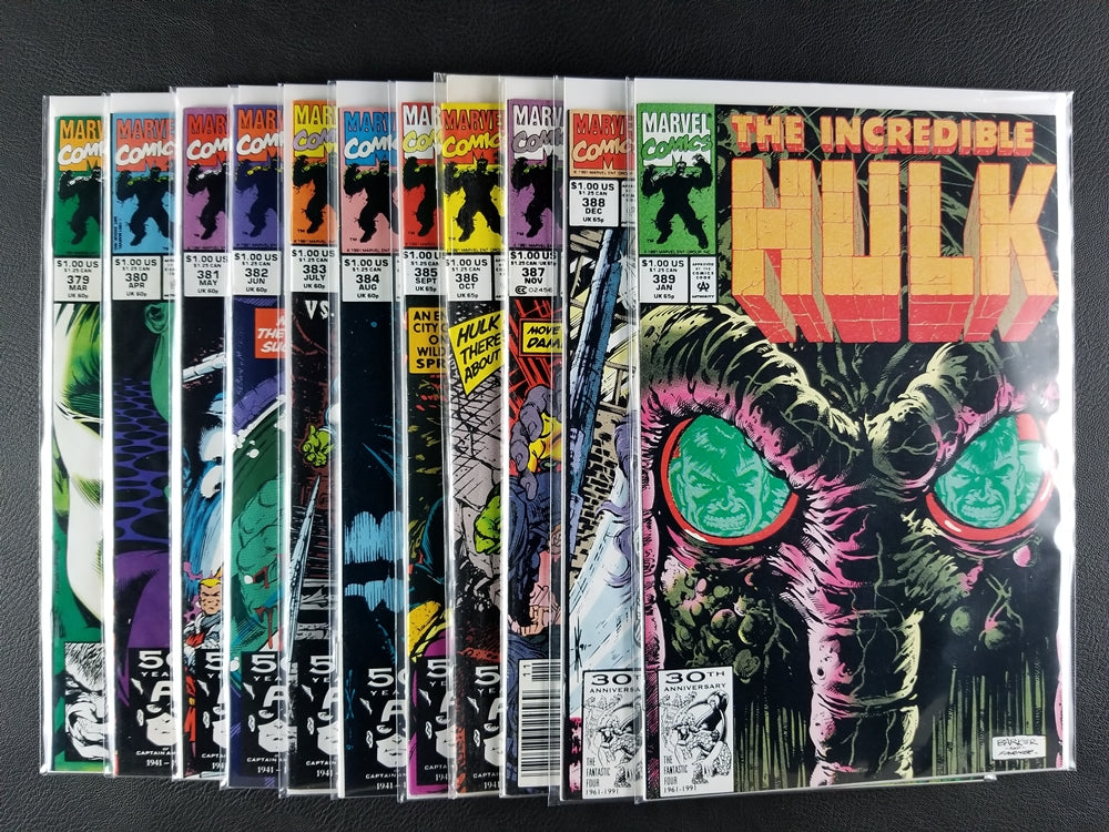 The Incredible Hulk [1st Series] #379-389 Set (Marvel, 1991-92)