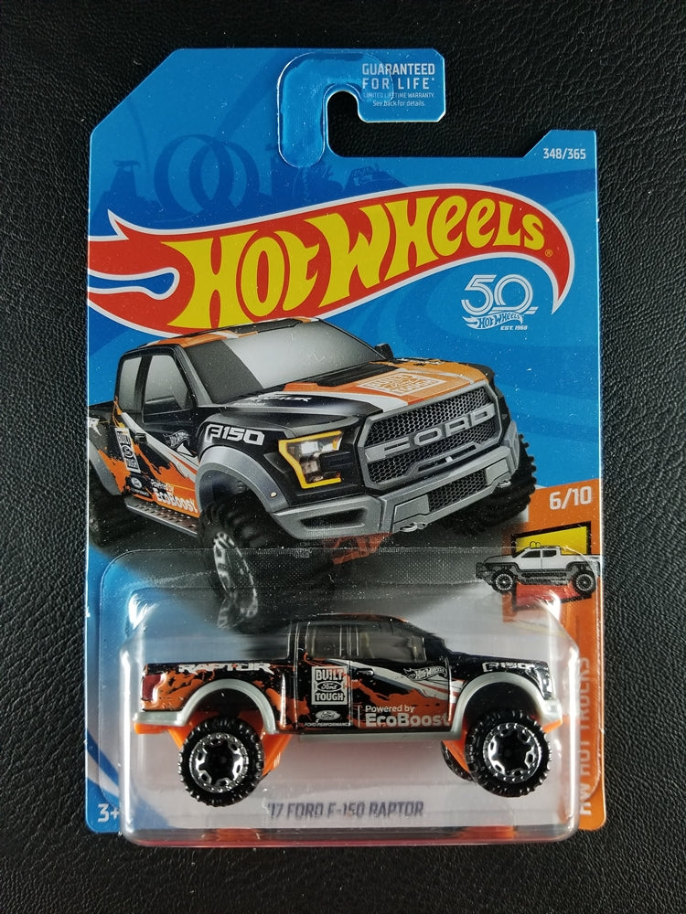 Hot Wheels - '17 Ford F-150 Raptor (Black) – Throwback Collectibles