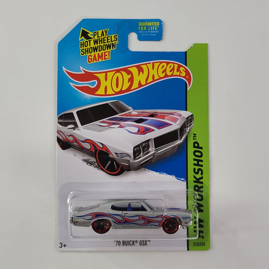 Hot Wheels - '70 Buick GSX (Metalflake Silver)