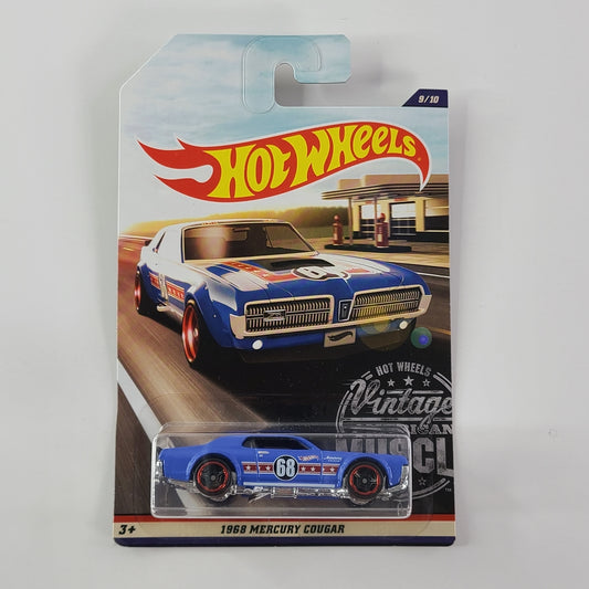 Hot Wheels - 1968 Mercury Cougar (Light Blue) [Walmart Exclusive]