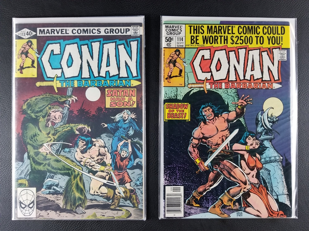 Conan the Barbarian #111-114 Set (Marvel, 1980)