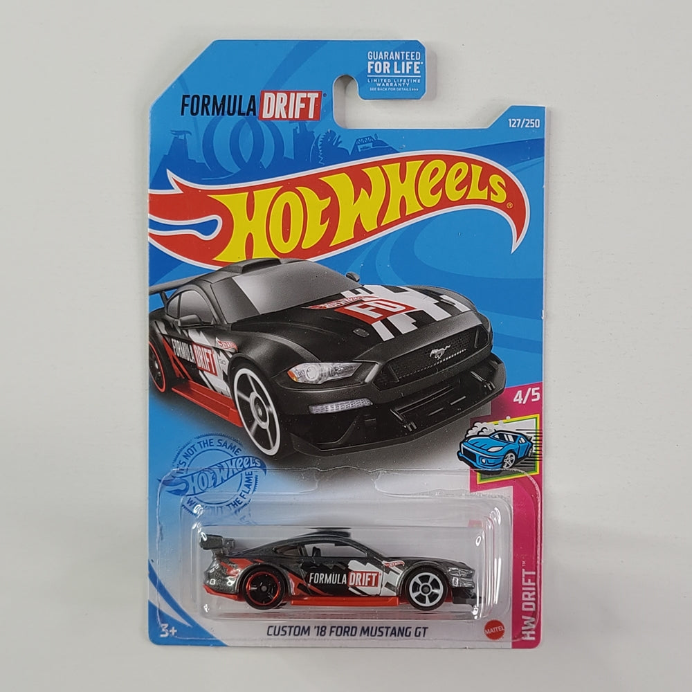 Hot Wheels - Custom '18 Ford Mustang GT (Metalflake Anthracite)