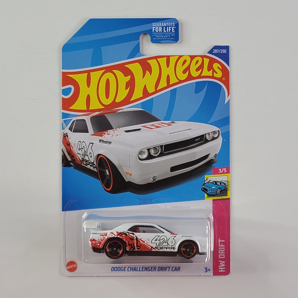 Hot Wheels - Dodge Challenger Drift Car (White)