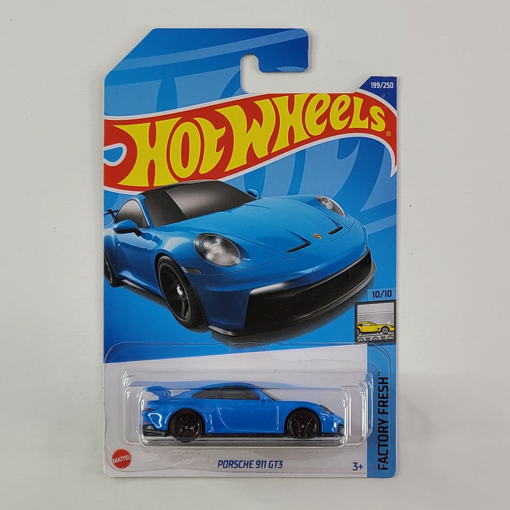 Hot Wheels - Porsche 911 GT3 (Shark Blue) [Card Variant]