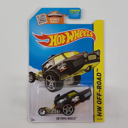 Hot Wheels - HW Poppa Wheelie (Black) [HW Off-Road - Stunt Circuit Series (2015) - 115/250]