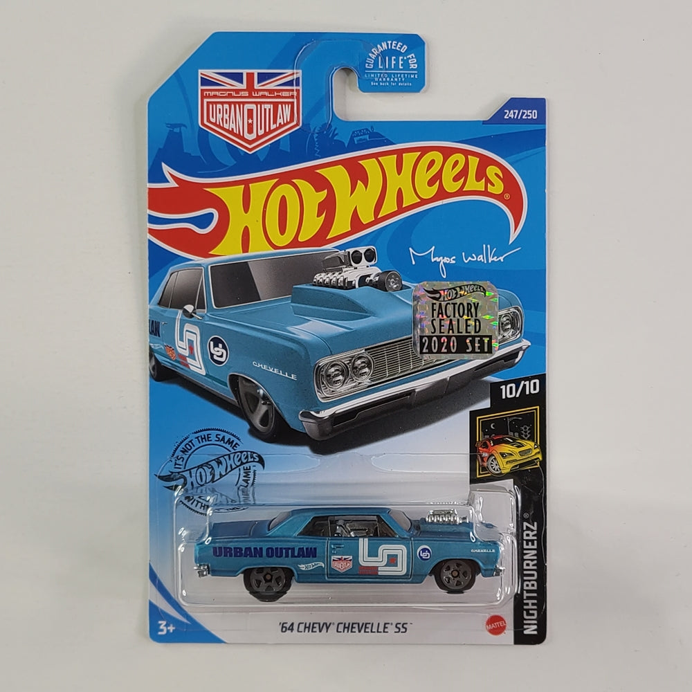 Hot Wheels - '64 Chevy Chevelle SS (Satin Blue) [Factory Sealed 2020 Set]