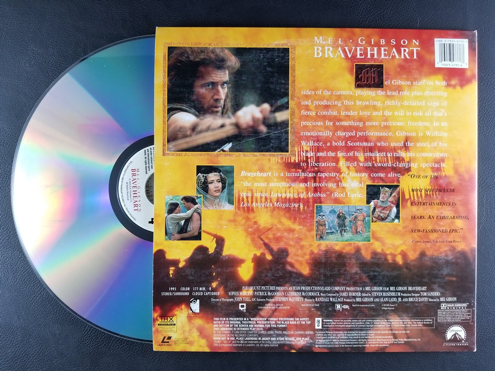 Braveheart [Widescreen] (1995, Laserdisc)