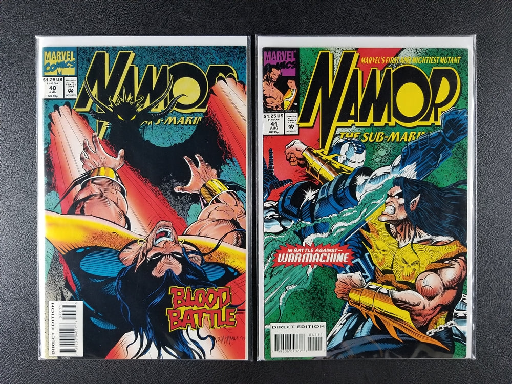 Namor the Sub-Mariner [1st Series] #40-43 Set (Marvel, 1993)