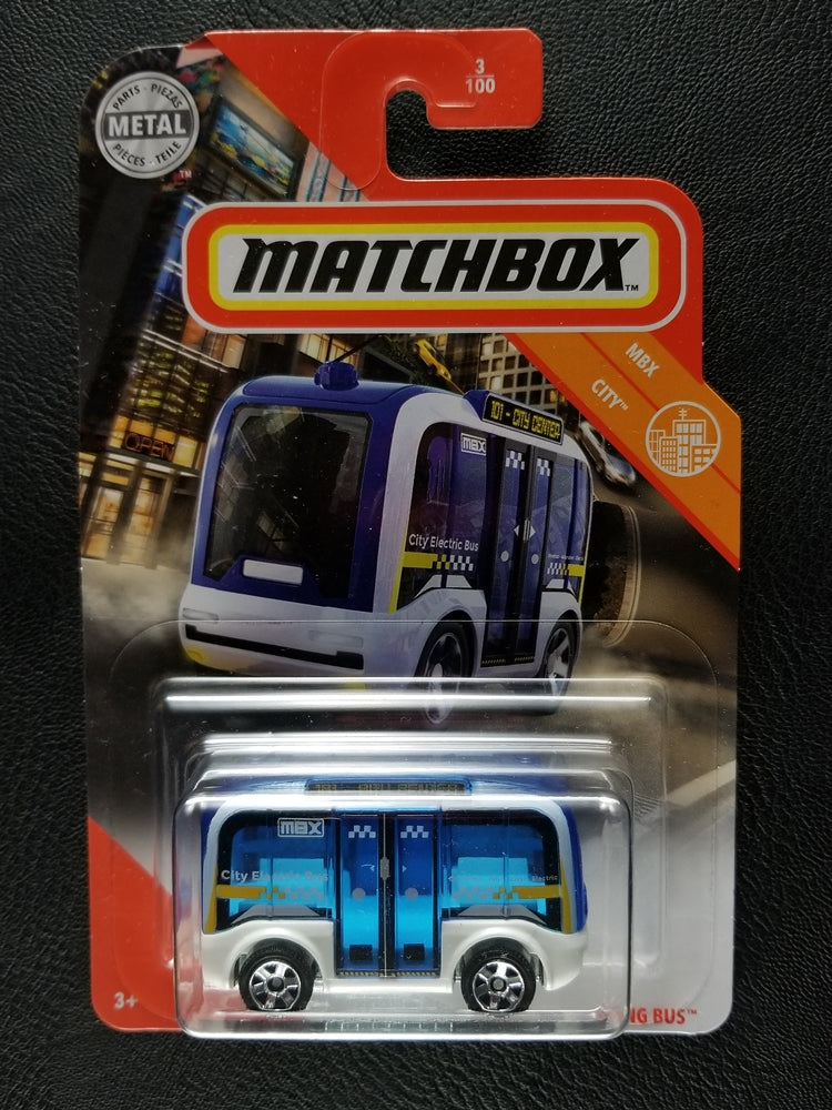 Matchbox - MBX Self-Driving Bus (White)