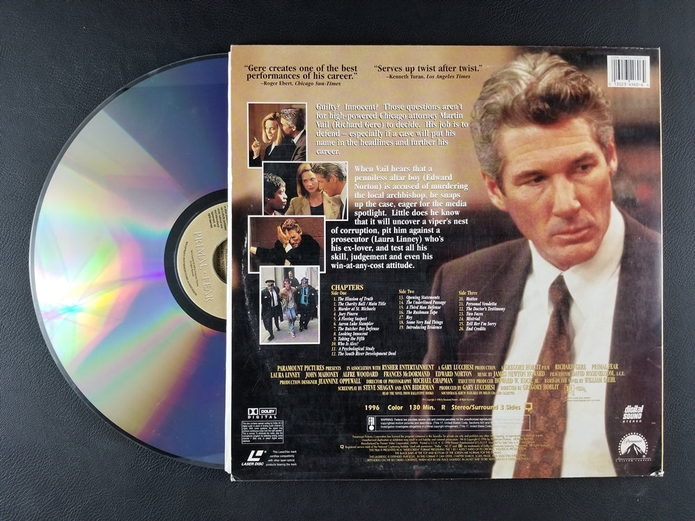 Primal Fear [Widescreen] (1996, Laserdisc)