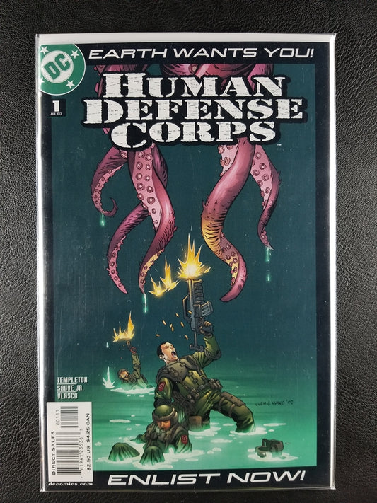 Human Defense Corps #1 (DC, July 2003)