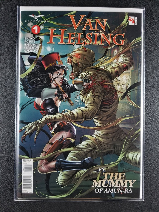 Van Helsing vs. The Mummy of Amun Ra #1B (Zenescope Entertainment, February 2017)