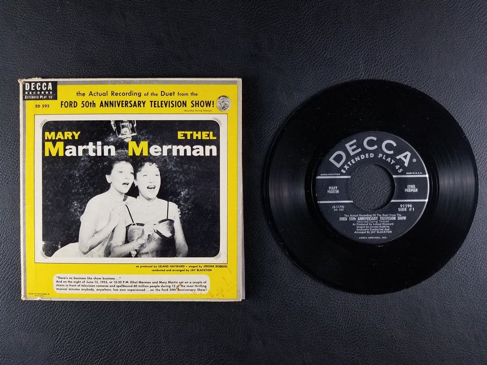 Mary Martin and Ethel Merman - The Actual Recording of the Duet from the Ford 50th Anniversary Television Show (1953, 7'' EP)