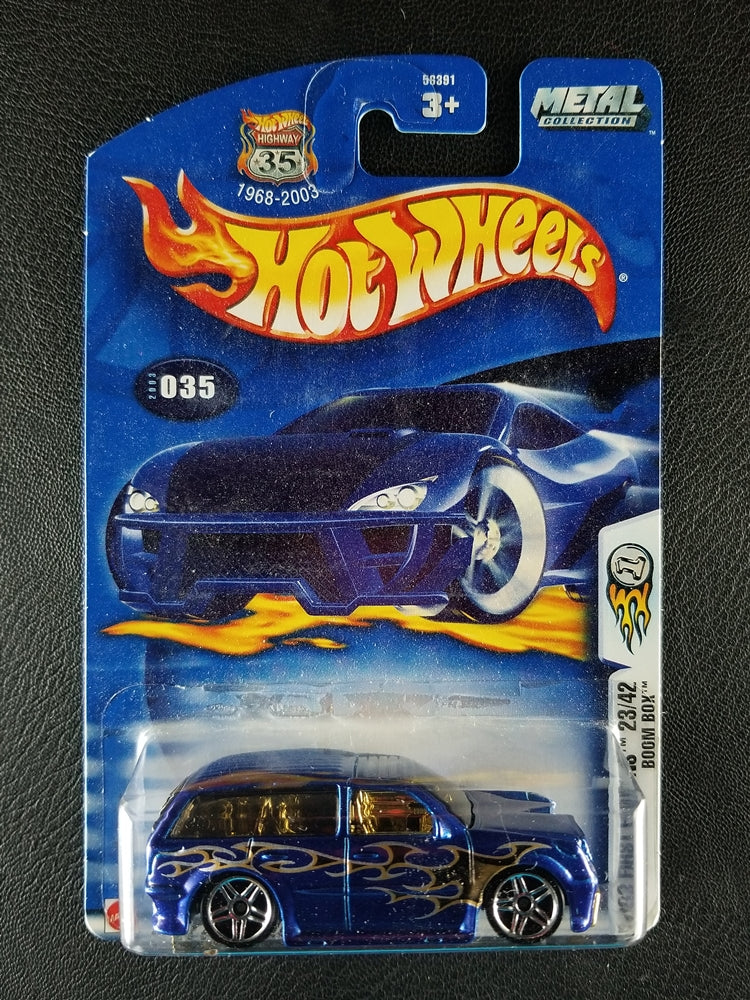 Hot Wheels - Boom Box (Metallic Blue) [23/42 - HW 2003 First Editions]