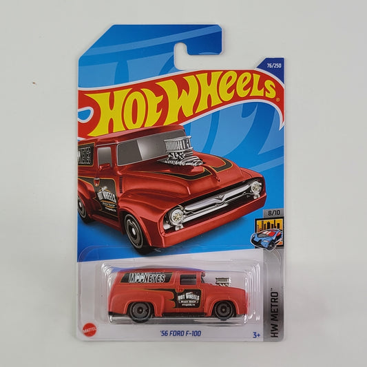 Hot Wheels - '56 Ford F-100 (Matte Dark Red)