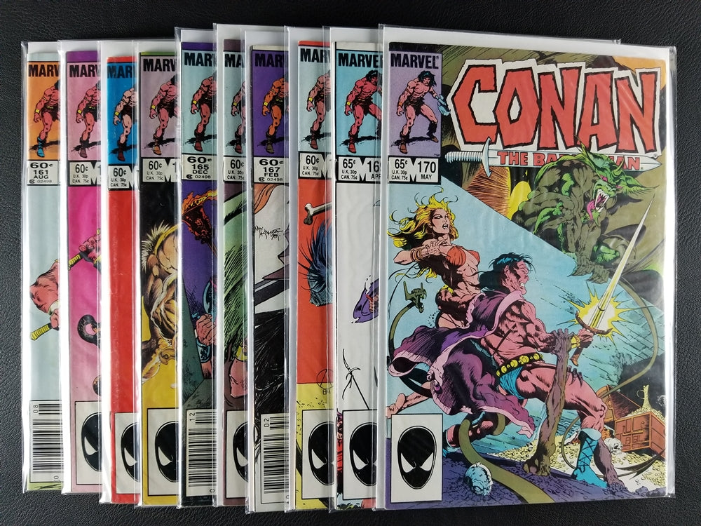 Conan the Barbarian #161-170 Set (Marvel, 1984-85)