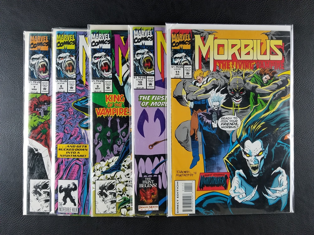 Morbius, the Living Vampire #7-11 Set (Marvel, 1993)