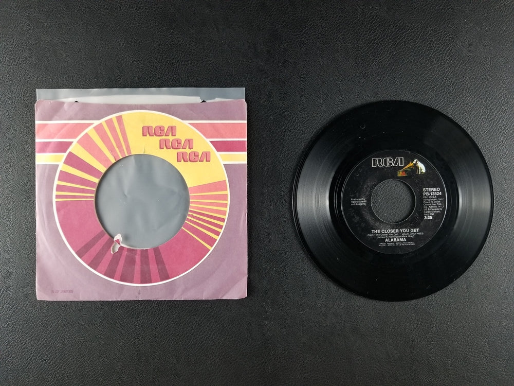 Alabama - The Closer You Get (1983, 7'' Single)