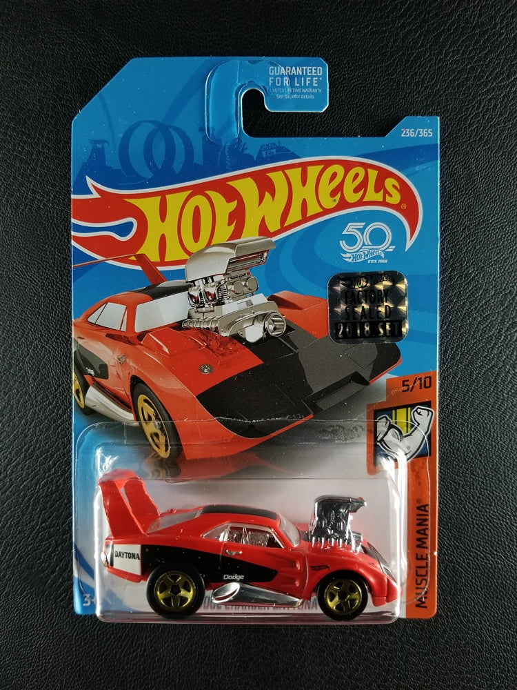 Hot Wheels - Dodge Charger Daytona (Red) [Factory Sealed 2018 Set ...