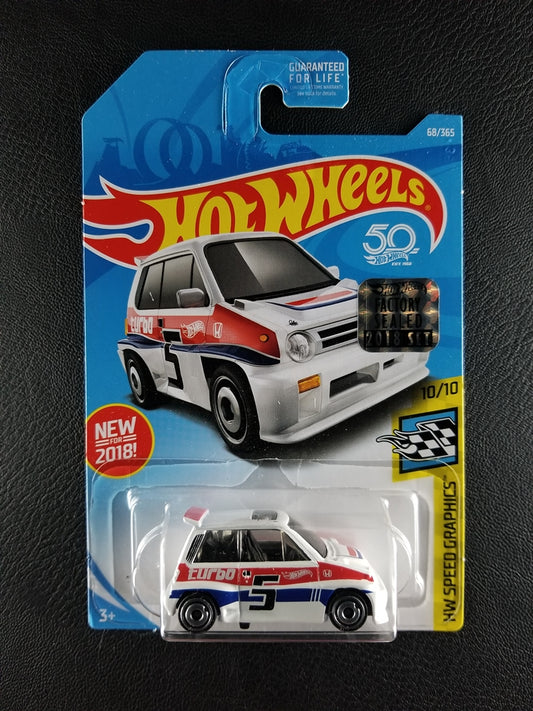 Hot Wheels - '85 Honda City Turbo II (White) [Factory Sealed 2018 Set]