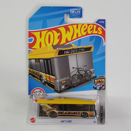 Hot Wheels - Ain't Fare (Yellow)