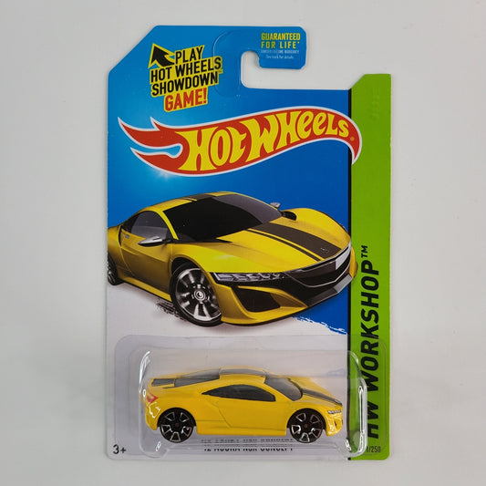 Hot Wheels - '12 Acura NSX Concept (Yellow)