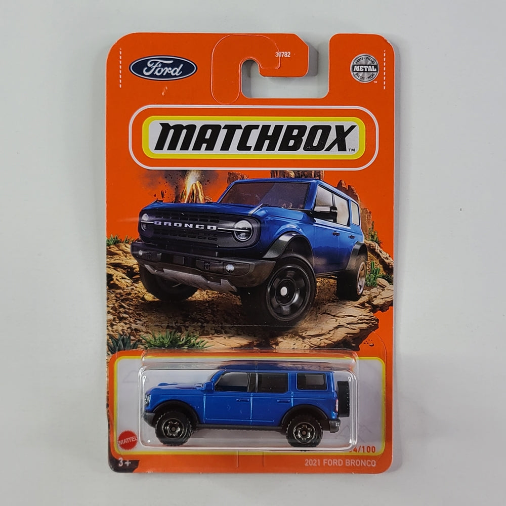 Matchbox - 2021 Ford Bronco (Metalflake Blue)