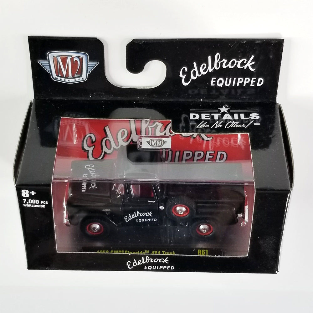 M2 - 1958 GMC Stepside 4x4 Truck (Black) [7,000 Pieces Worldwide]