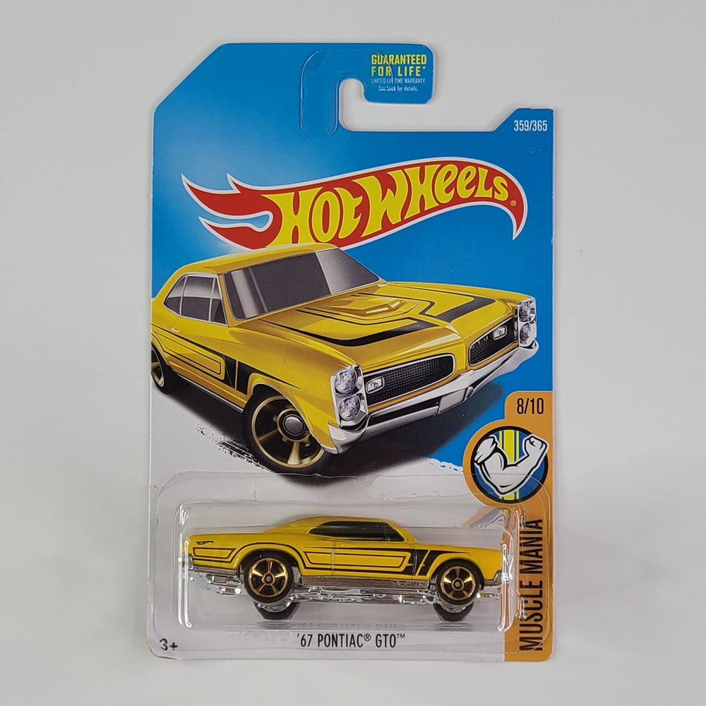 Hot Wheels - '67 Pontiac GTO (Yellow)