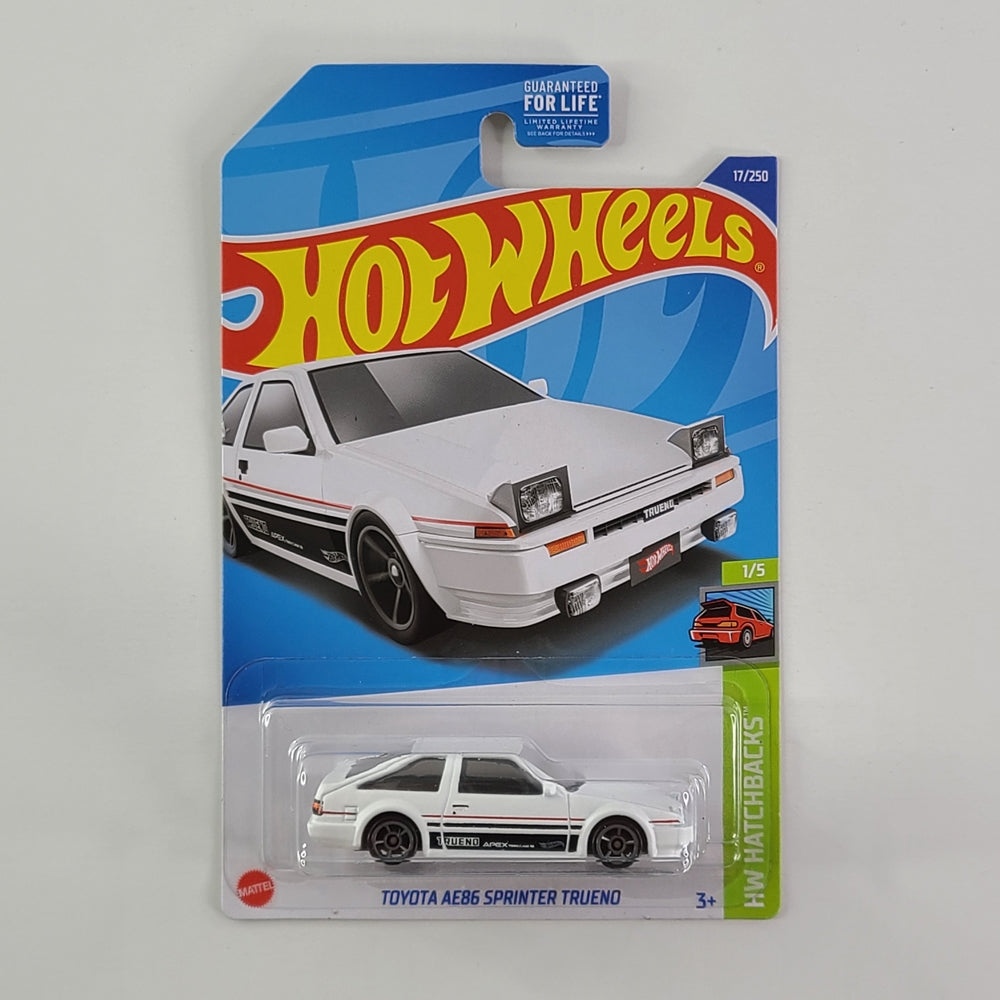 Hot Wheels - Toyota AE86 Sprinter Trueno (Matte White)