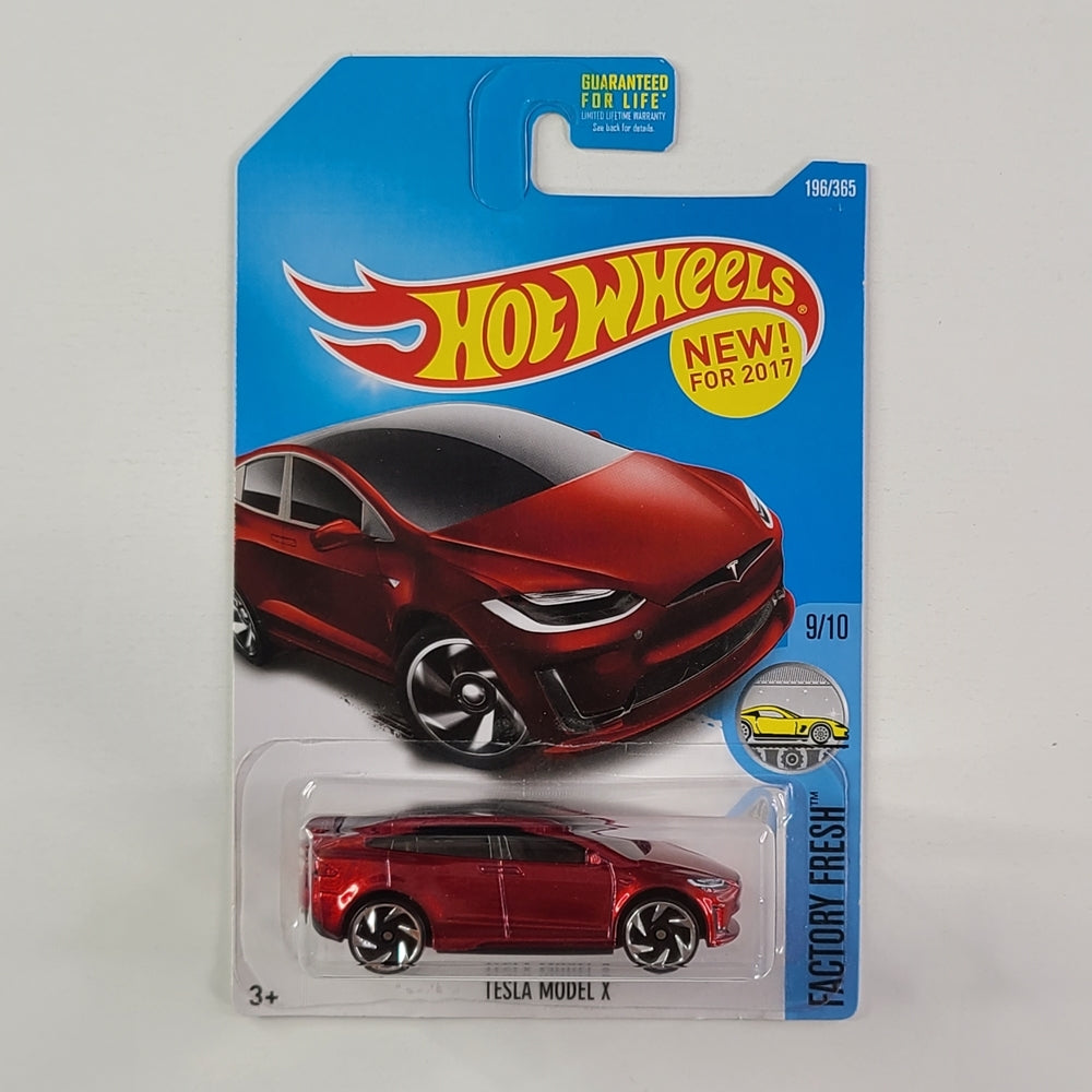 Hot Wheels - Tesla Model X (Metalflake Red)