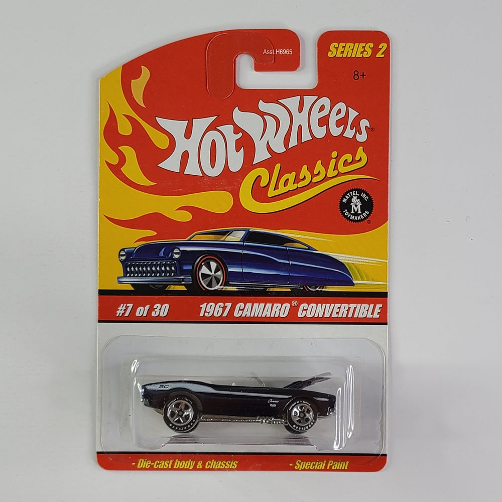 Hot Wheels - 1967 Camaro Convertible (Spectraflame Blue)