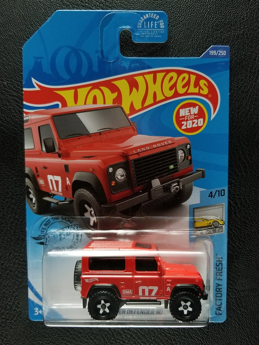 Hot Wheels - Land Rover Defender 90 (Red)