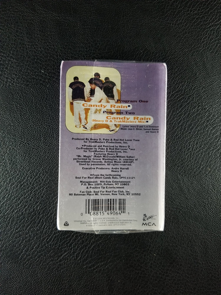 Soul For Real - Candy Rain (1994, Cassette Single) [SEALED]