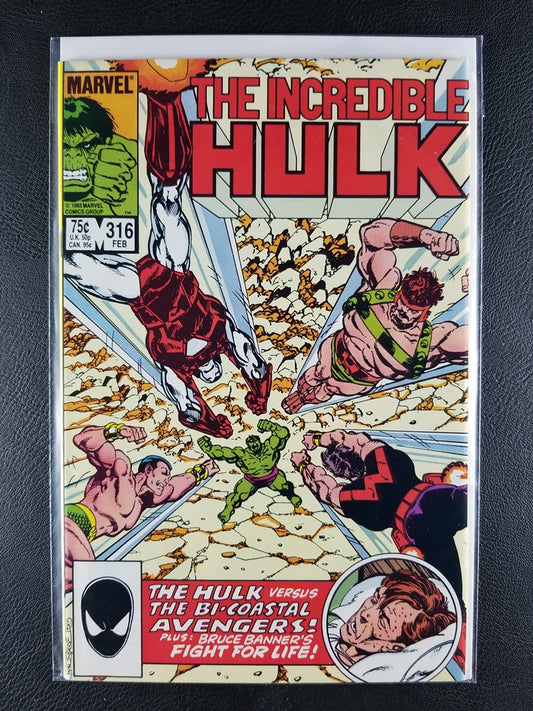 The Incredible Hulk [1st Series] #316 (Marvel, February 1986)