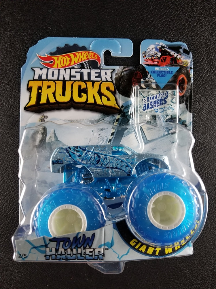 Hot Wheels Monster Trucks - Town Hauler (Silver) [2/5 - Blizzard Bashes]