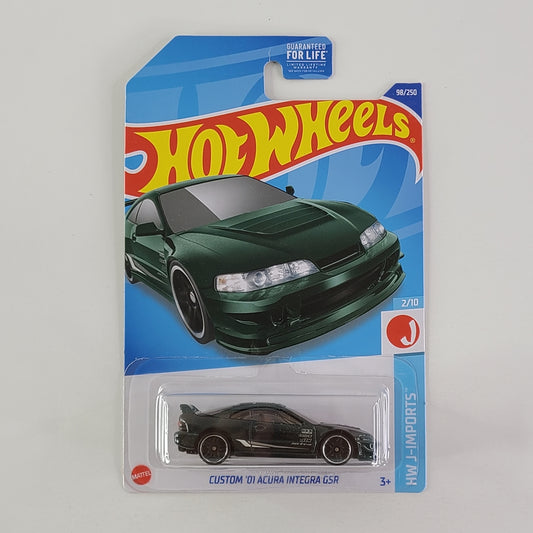 Hot Wheels - Custom '01 Acura Integra GSR (Metalflake Dark Green)