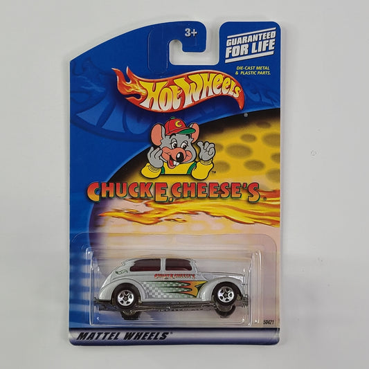 Hot Wheels - Fat Fendered '40 (Silver) [Chuck E. Cheese Exclusive]