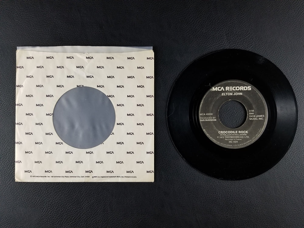 Elton John - Crocodile Rock (1972, 7'' Single)